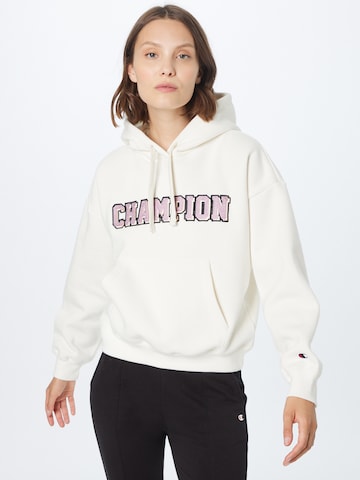 Champion Authentic Athletic Apparel Sweatshirt in Beige: front