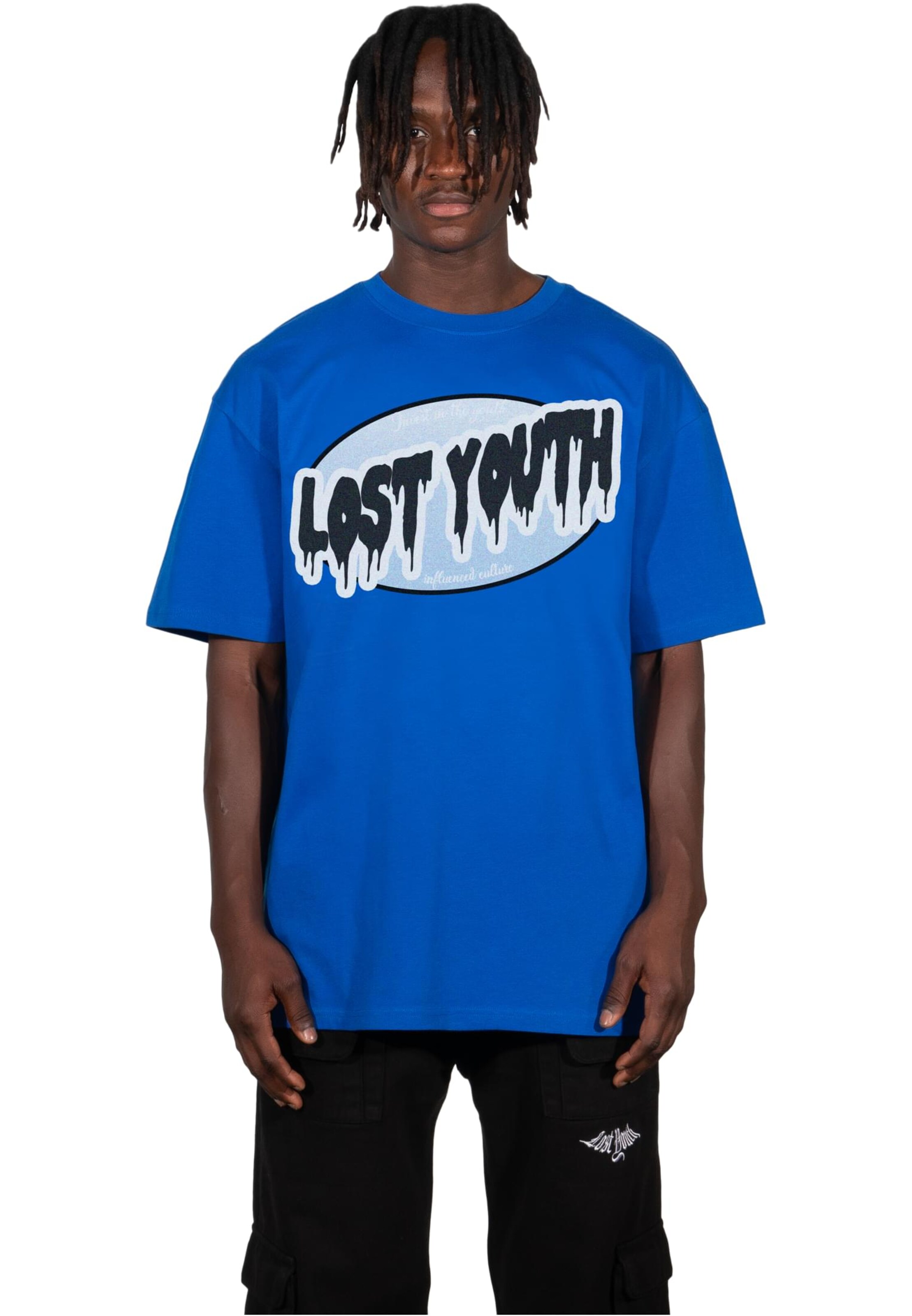 Lost Youth Μπλουζάκι σε μπλε: μπροστά