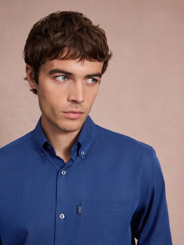 Coupe slim Chemise Next en bleu