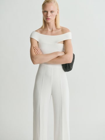 MANGO Jumpsuit 'Yep' in Weiß