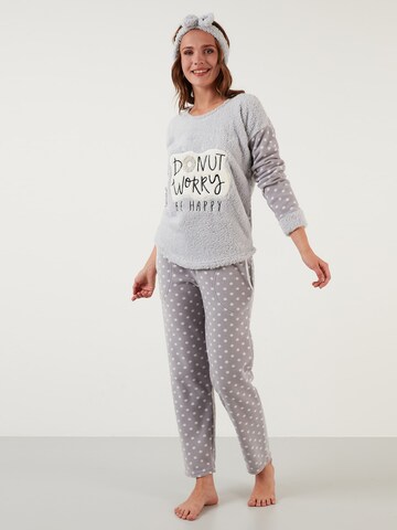LELA Pyjama 'Lela' in Grau
