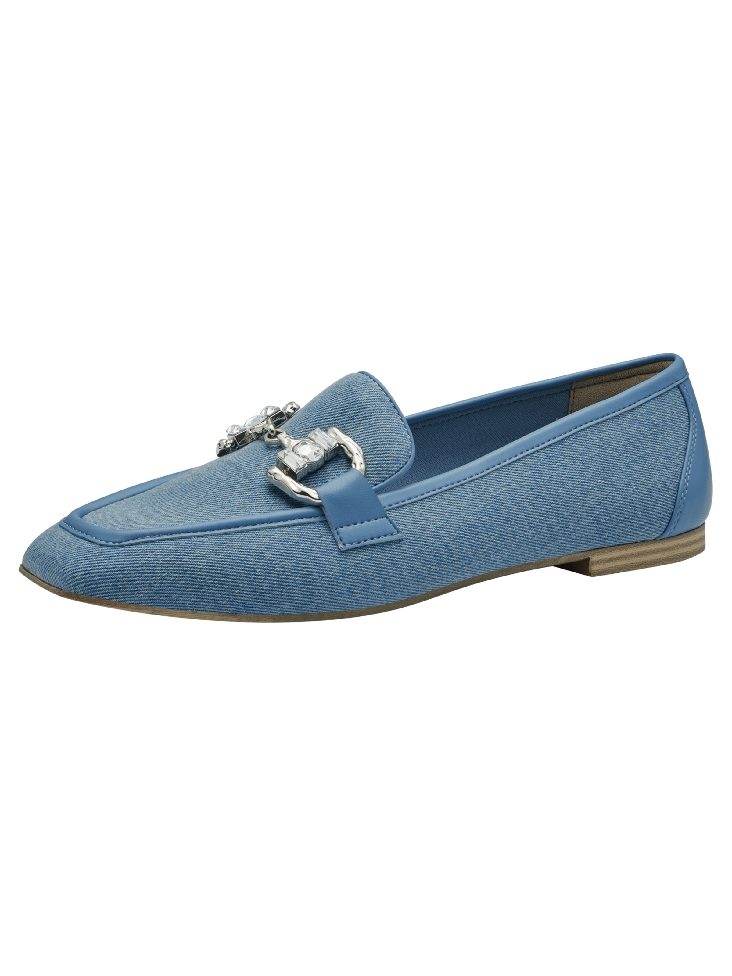 Tamaris - Sapato Slip-on em azul: frente