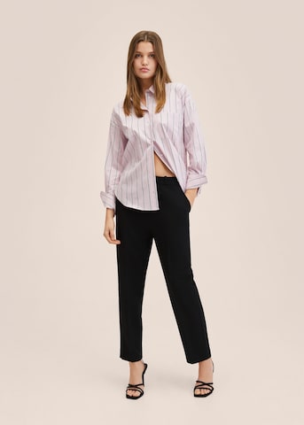 MANGO Regular Pantalon 'Gorito' in Zwart