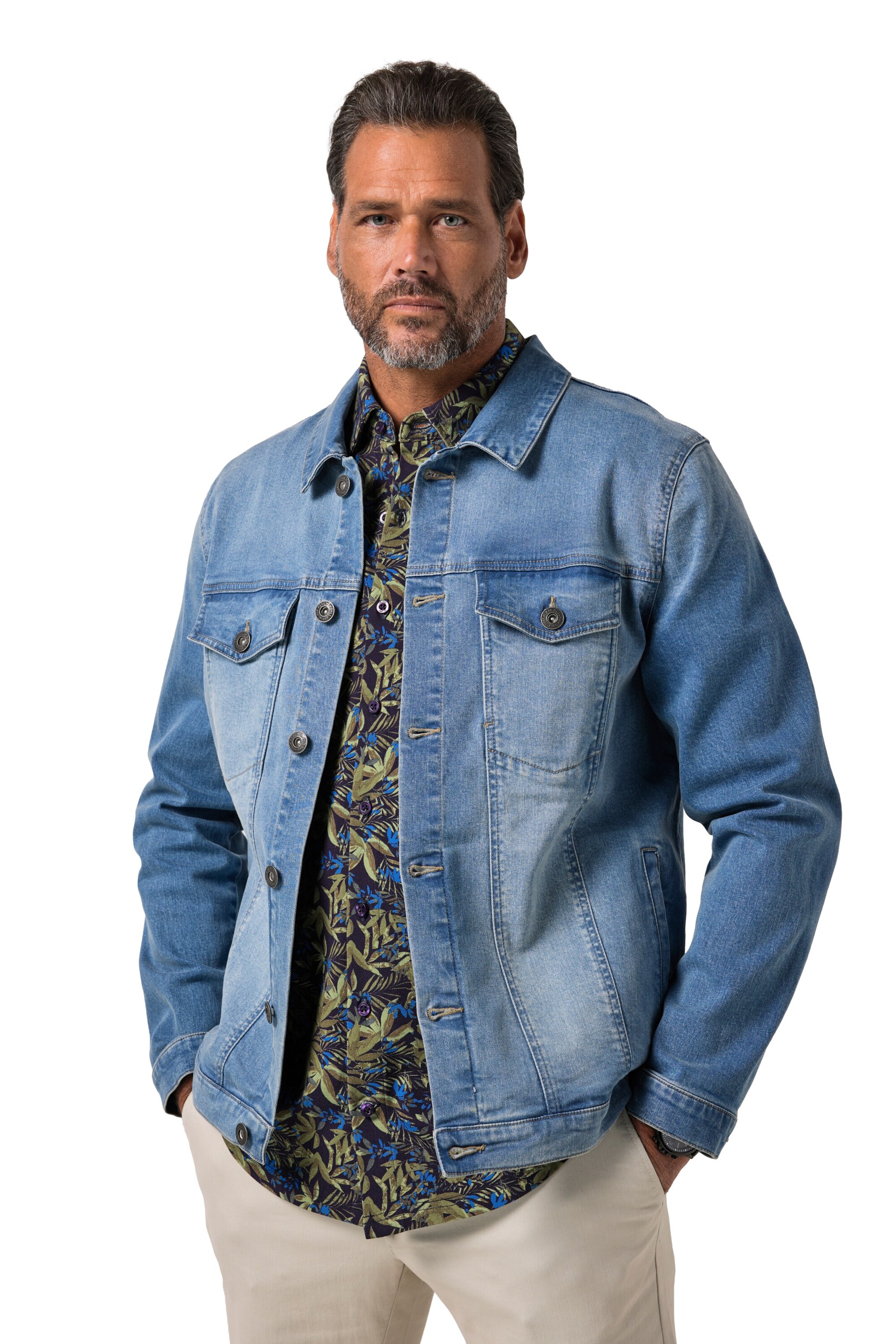 JP1880 Übergangsjacke in Blau
