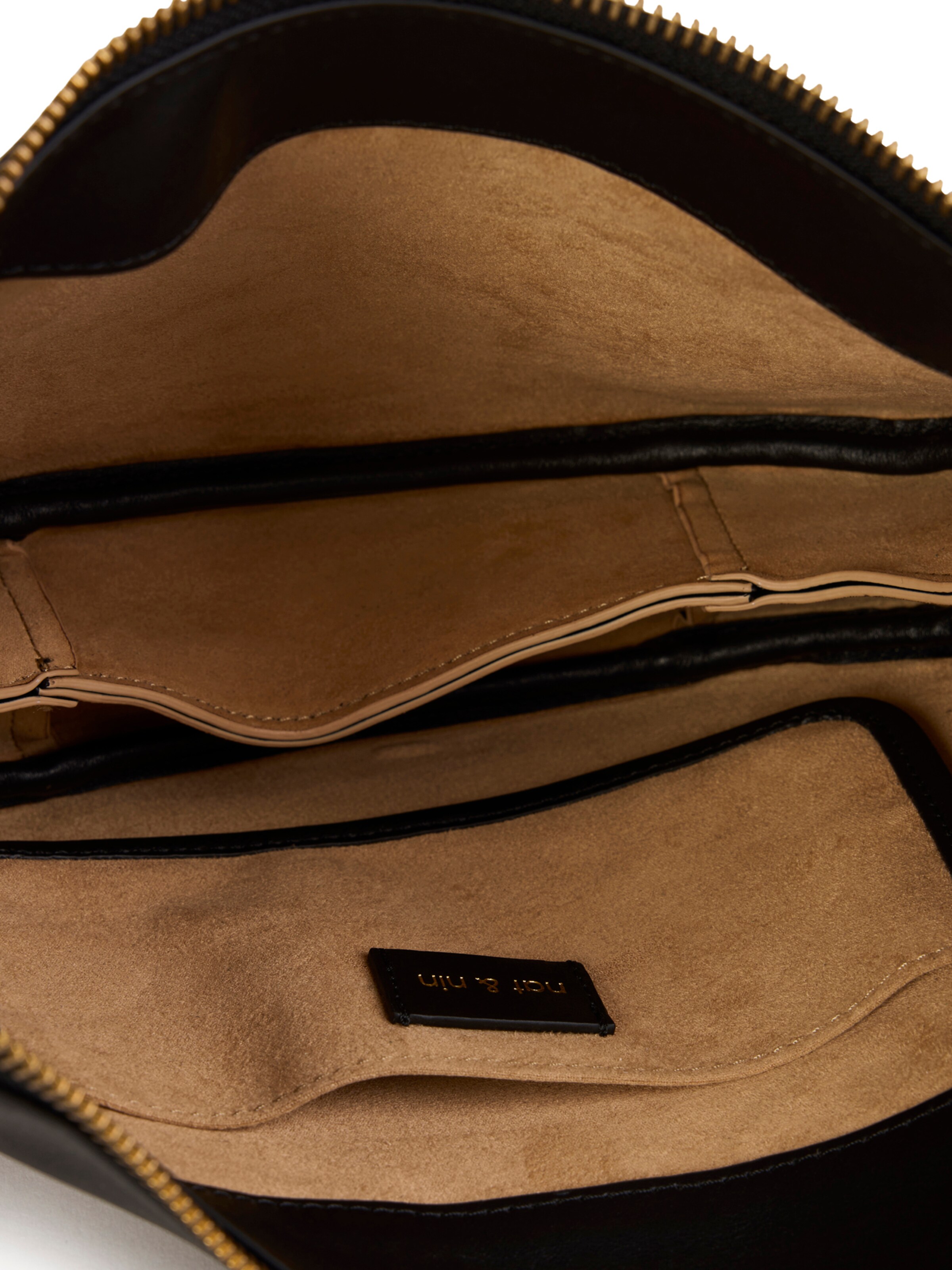 Nat&Nin Чанта с презрамки ' LUNE ' в черно