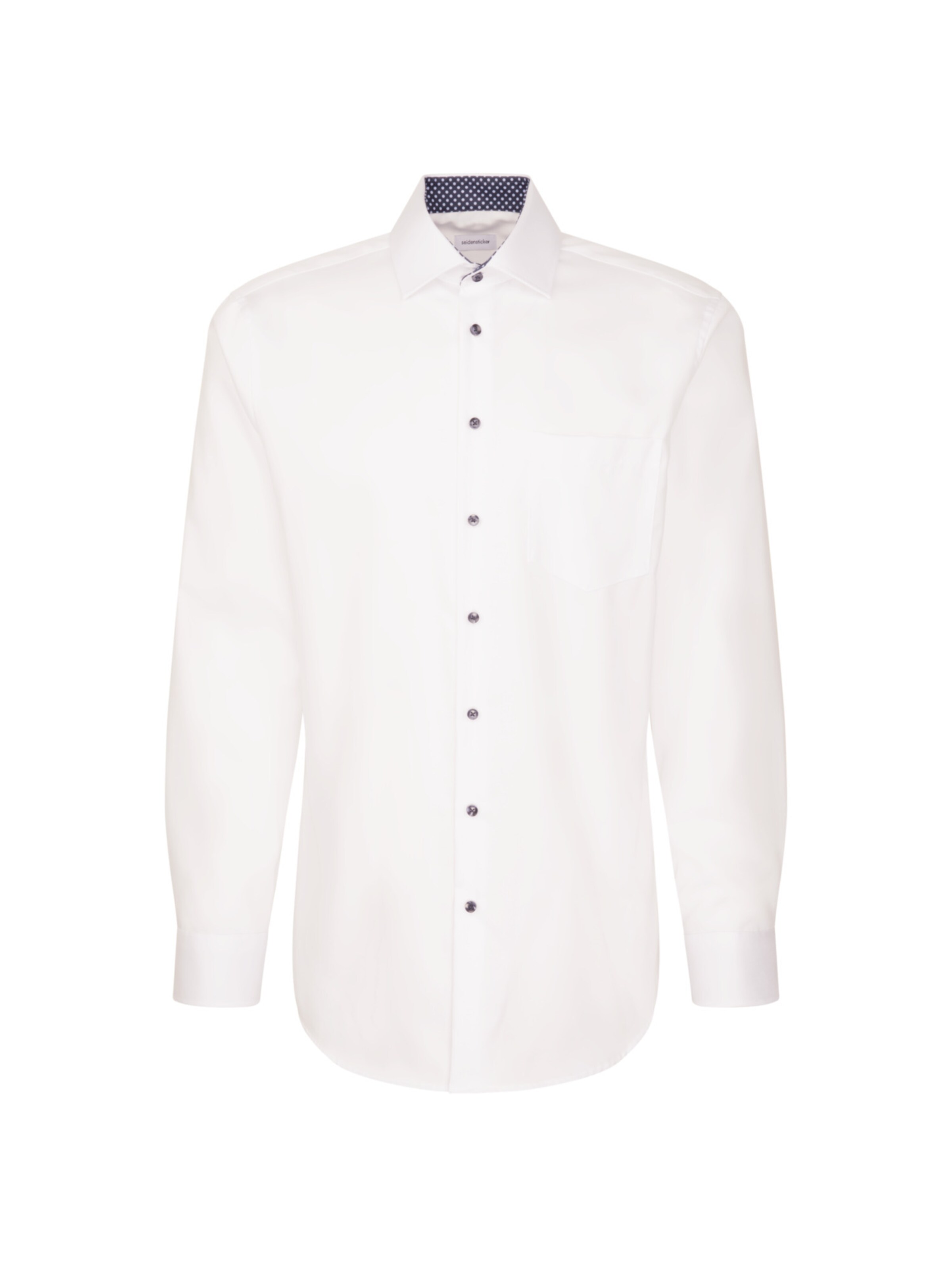 SEIDENSTICKER Zakelijk overhemd in Wit: voorkant