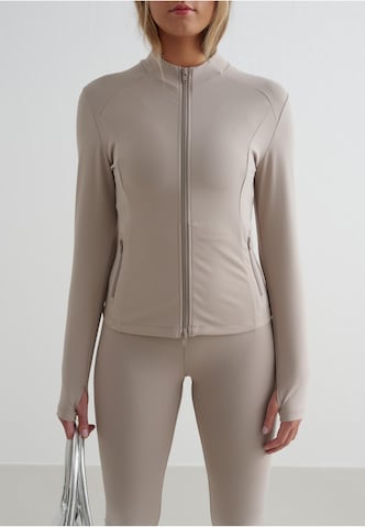 Giacca di felpa sportiva 'Sense' di Aim'n in beige