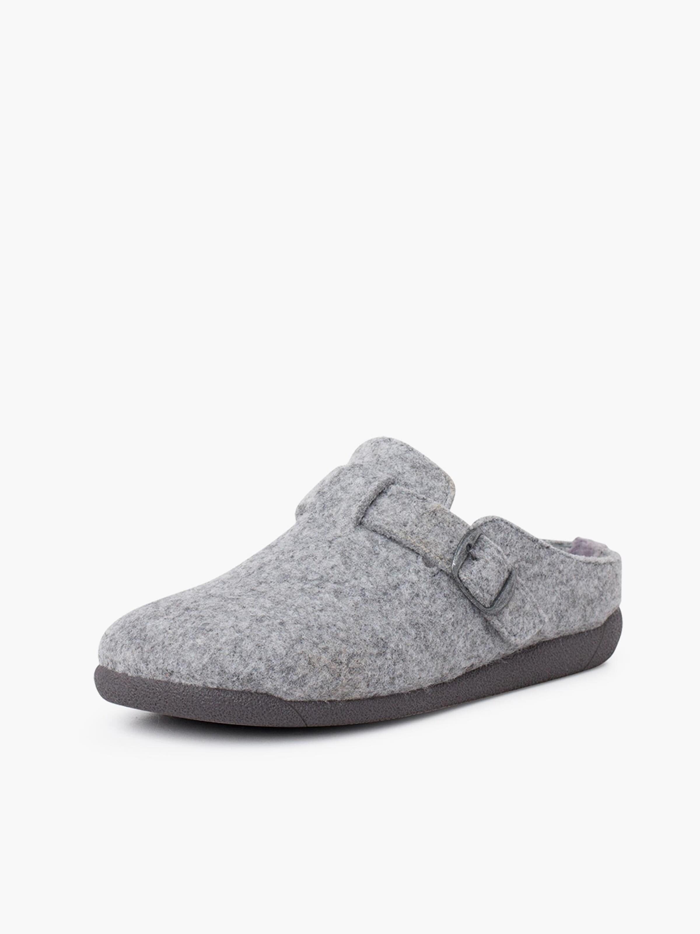 Pantoufle Pisamonas en gris : devant