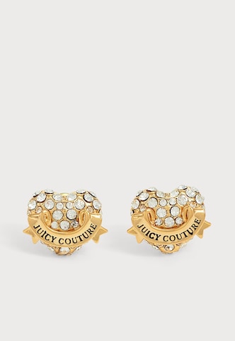 Juicy Couture Örhängen 'Crystal Heart' i guld: framsida