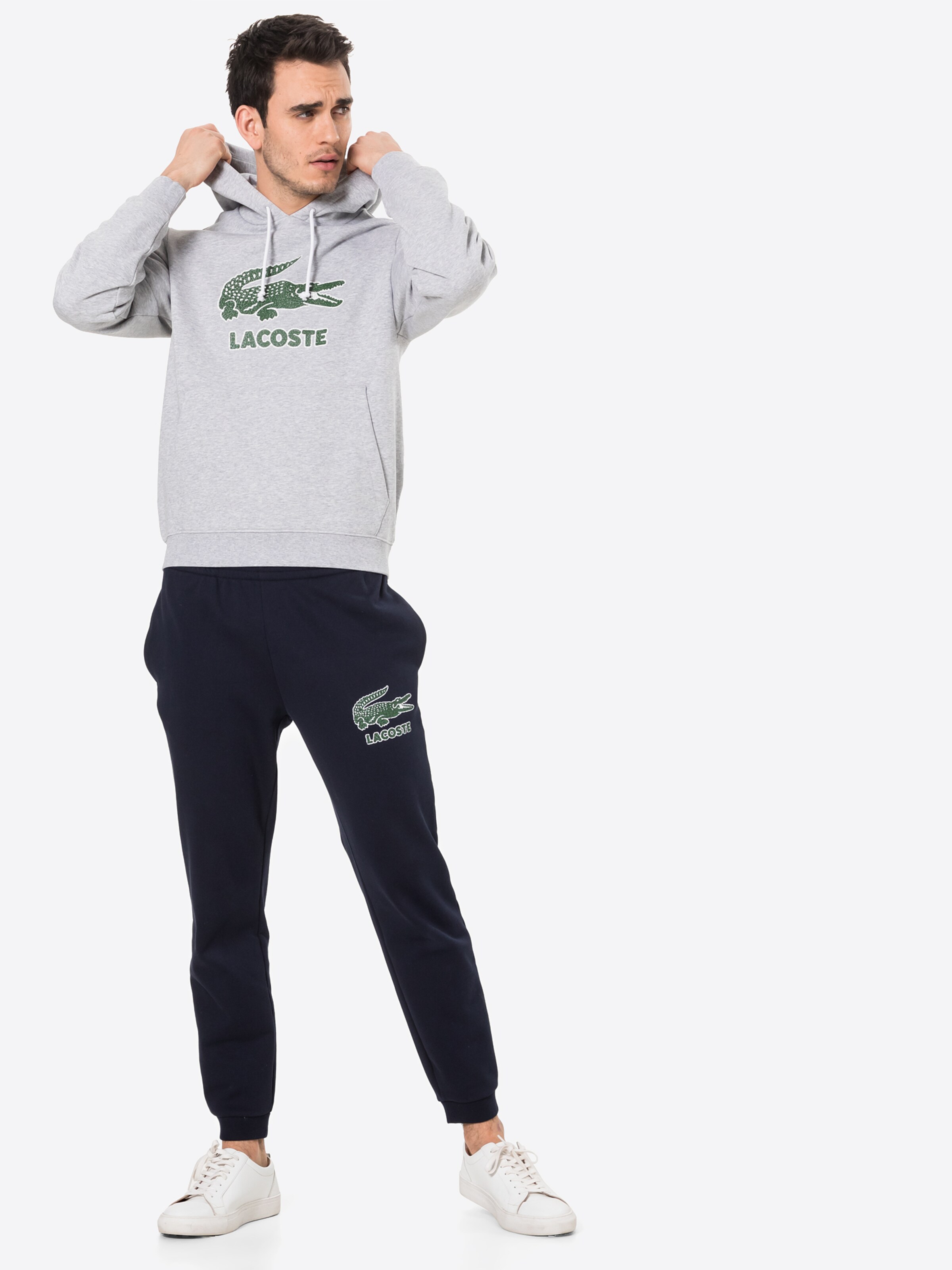 Männer Sweat LACOSTE Sweatshirt in Graumeliert - NM26841 Männer Sweat LACOSTE Sweatshirt in Graumeliert - NM26841