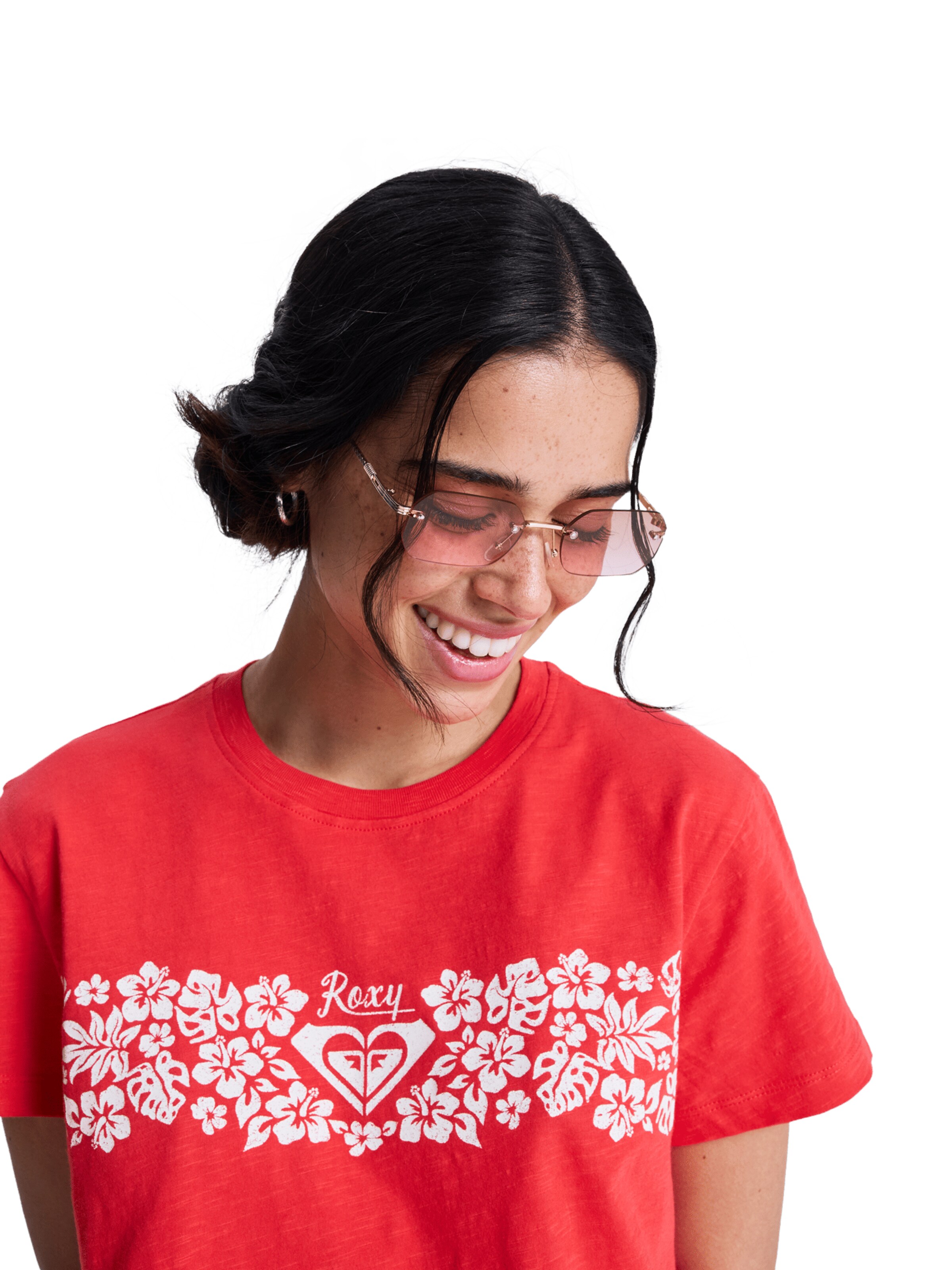 Tricou 'Endless Weekends' de la ROXY pe roșu