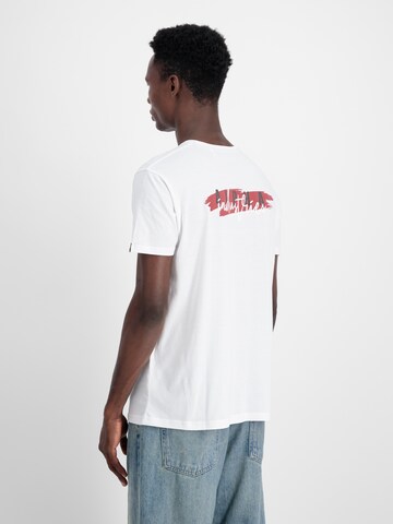 Maglietta di ALPHA INDUSTRIES in bianco