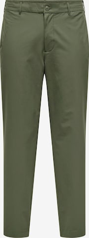 žalia Only & Sons Standartinis „Chino“ stiliaus kelnės 'ONSFlex': priekis