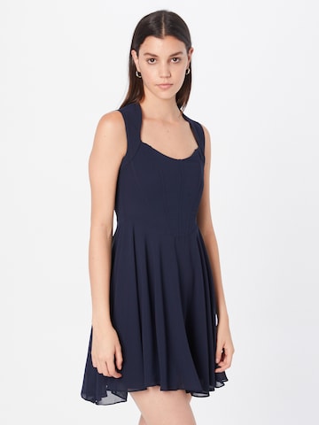 TFNC Cocktail Dress 'YUNA' in Blue: front