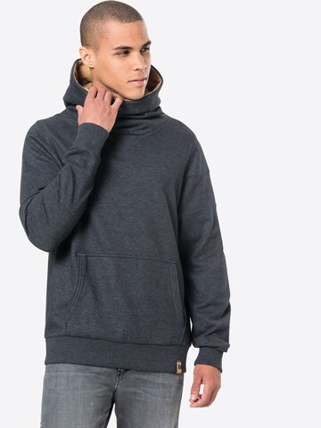 Fli Papigu - Sweatshirt 'Wat ne Pflaume' em azul: frente