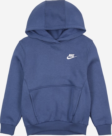 Nike Sportswear Sweatshirt 'CLUB FLC' in Blau: Vorderseite
