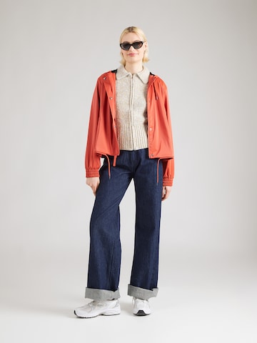 RAINS Kurtka przejściowa 'String W' w kolorze czerwony