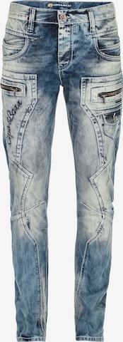 CIPO & BAXX Regular Jeans 'Baron' in Blauw: voorkant