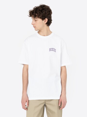 T-Shirt DICKIES en blanc : devant