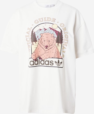 ADIDAS ORIGINALS T-Shirt 'Bear Graphic' in Weiß: predná strana