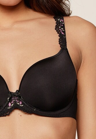 T-shirt Reggiseno di LingaDore in nero