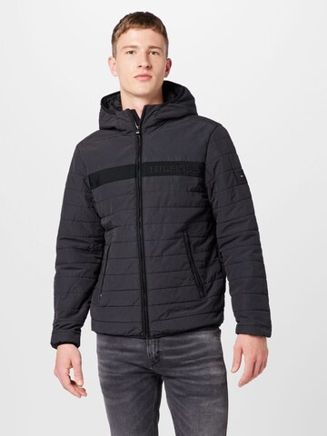 Veste mi-saison TOMMY HILFIGER en noir : devant