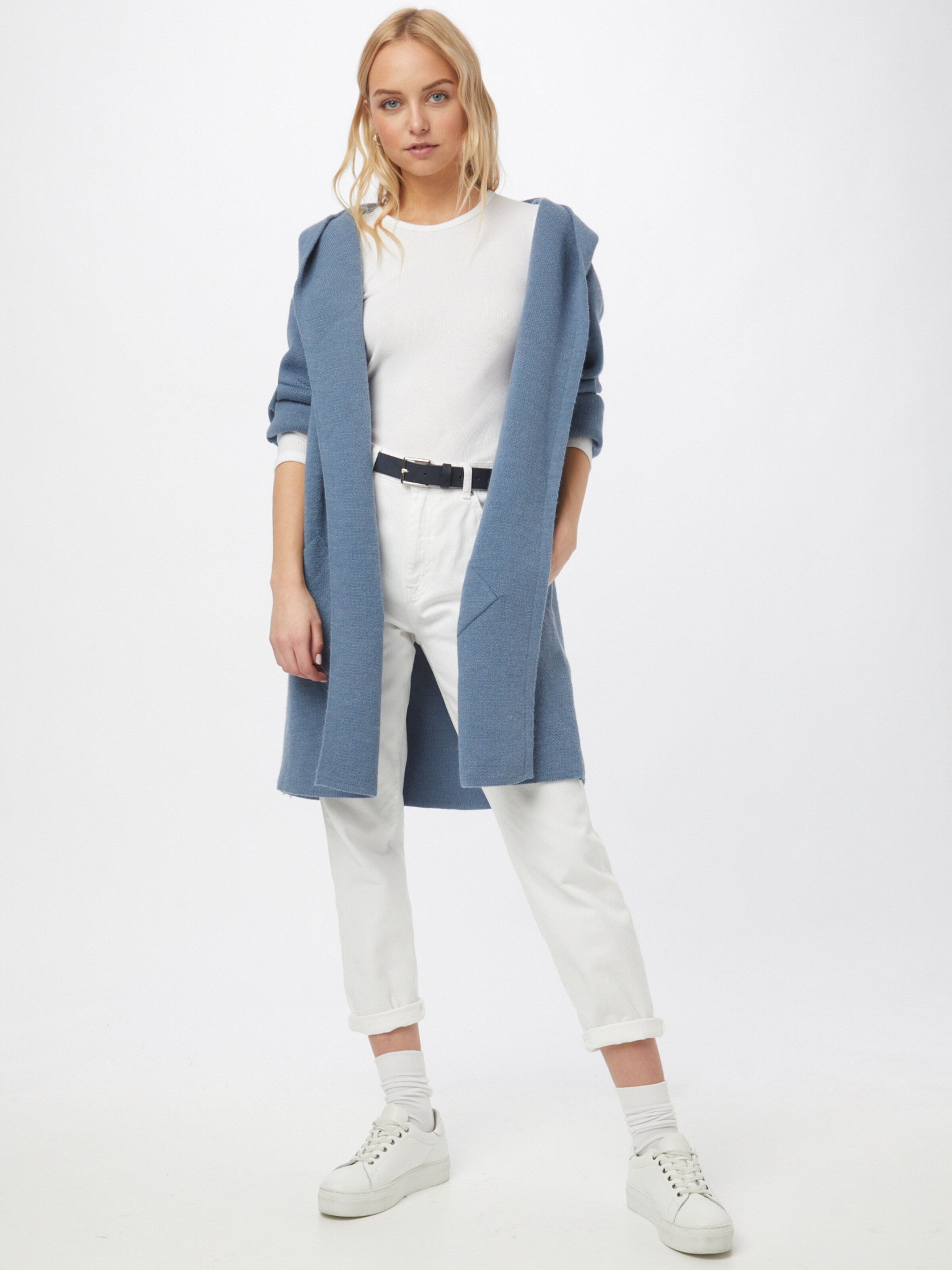 8seconds Linen Blended Knit Cardigan Sky Blue | Cardigans