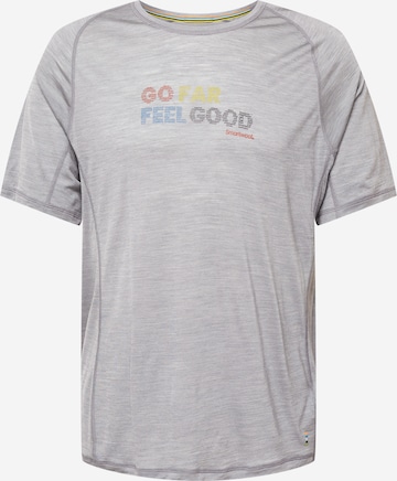 Smartwool - Camisa funcionais em cinzento: frente