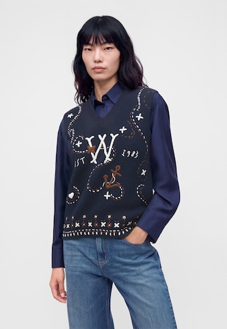 Weekend Max Mara Sweter 'CACAO' w kolorze niebieski: przód
