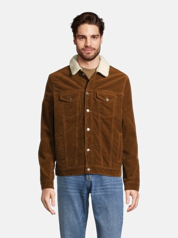 AÉROPOSTALE Between-season jacket in Brown: front