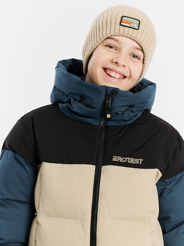 PROTEST Athletic Jacket 'PRTJustin JR' in Brown