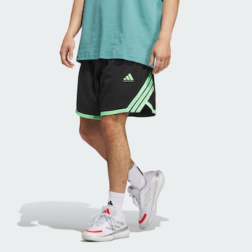 ADIDAS PERFORMANCE Loosefit Sportshorts 'Crazy Lite' in Schwarz: Vorderseite