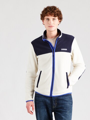 NAPAPIJRI - Chaqueta polar 'Dergana' en blanco: frente