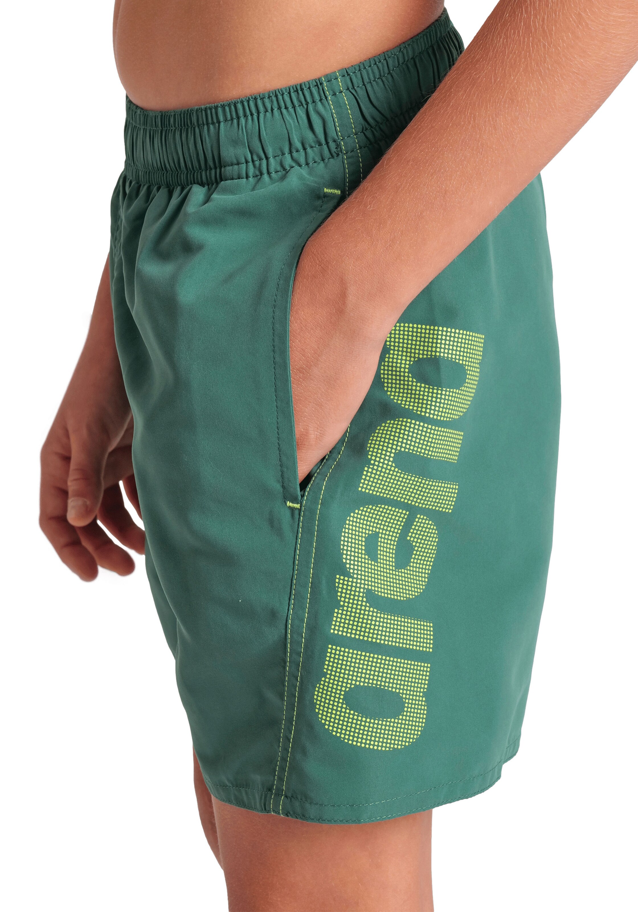 ARENA Athletic Swimwear in Green: front