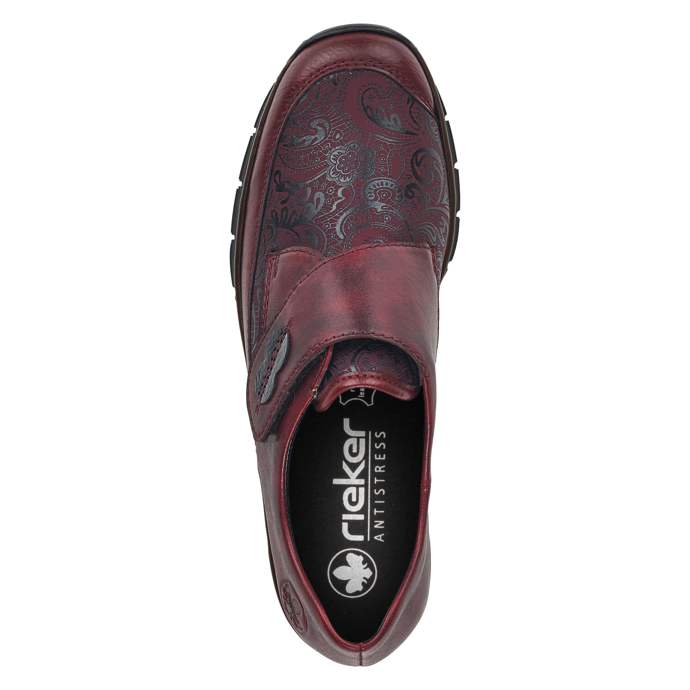 Chaussure basse Rieker en rouge