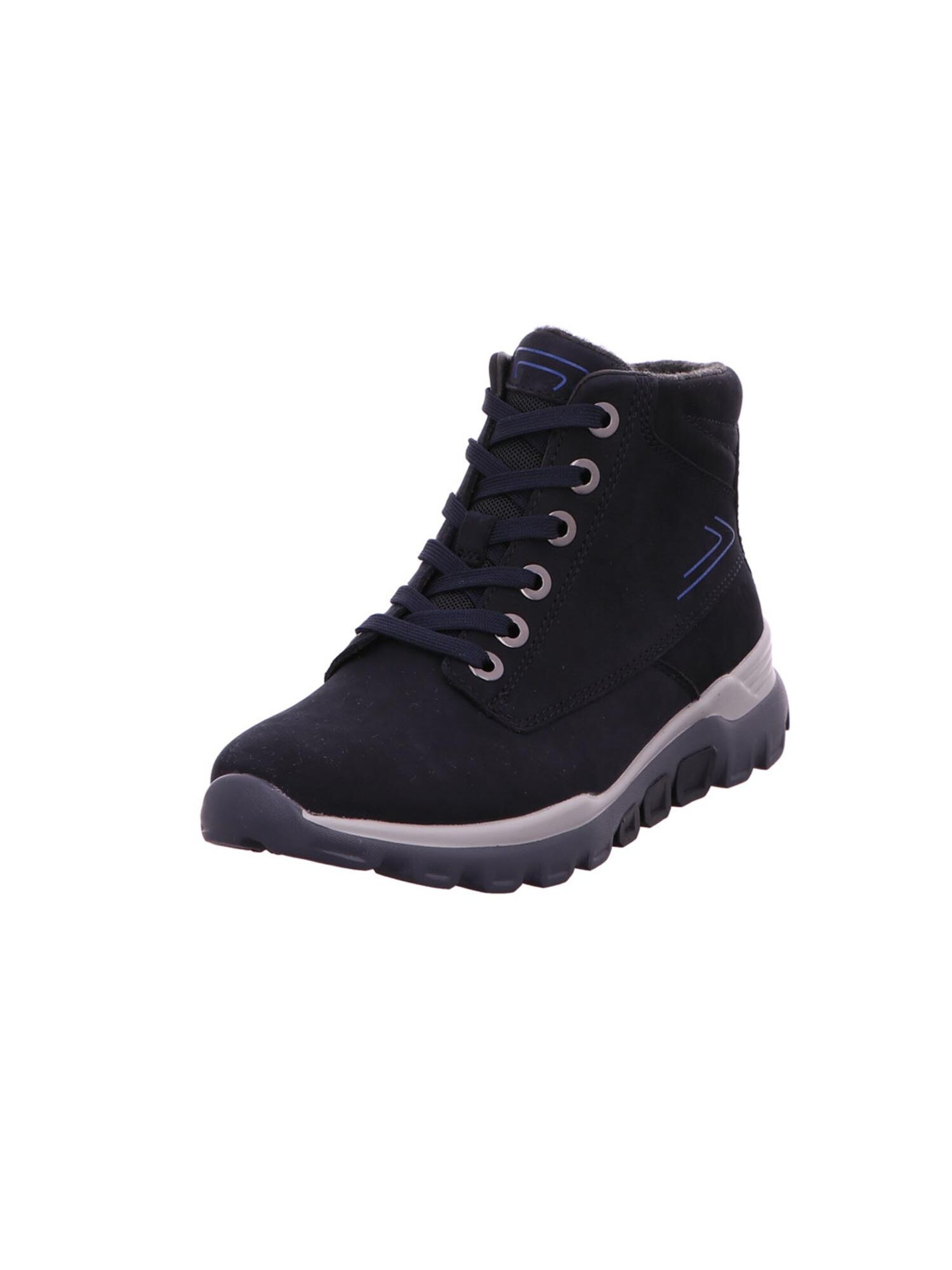 GABOR Schnürstiefelette in Blau: Vorderseite