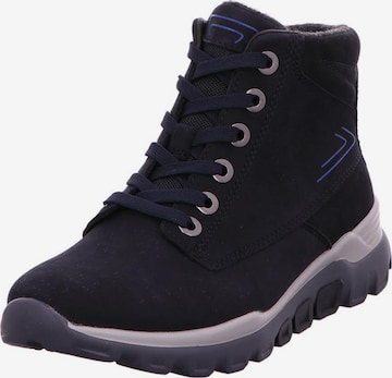 GABOR Schnürstiefelette in Blau: Vorderseite
