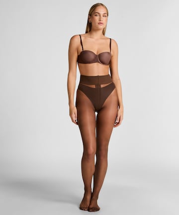Collants Hunkemöller en marron