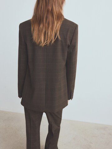 MANGO Блейзър 'Klimt' в кафяво