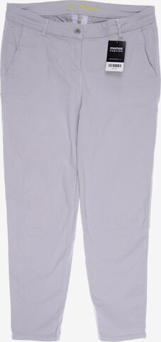 VIA APPIA DUE Pants in XL in Grey: front