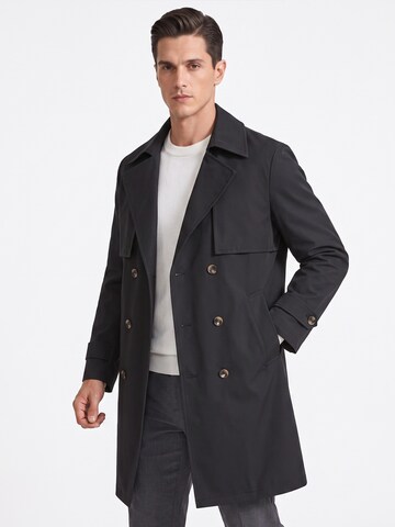 ALLTHEMEN Between-Seasons Coat 'Würde' in Black