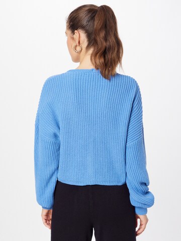 ABOUT YOU Knit cardigan 'Mirja' in Blue