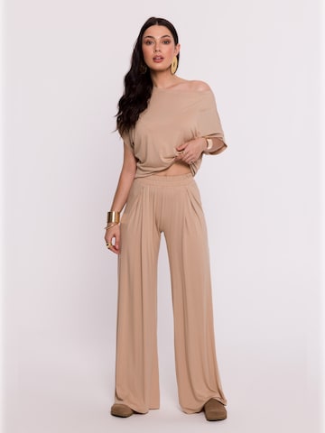 BeWear Wide Leg Hose in Braun