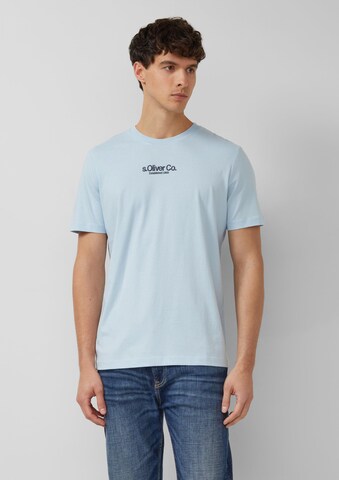 T-Shirt s.Oliver en bleu : devant