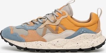 Flower Mountain Sneakers 'LENZAN MAN' in Orange: front