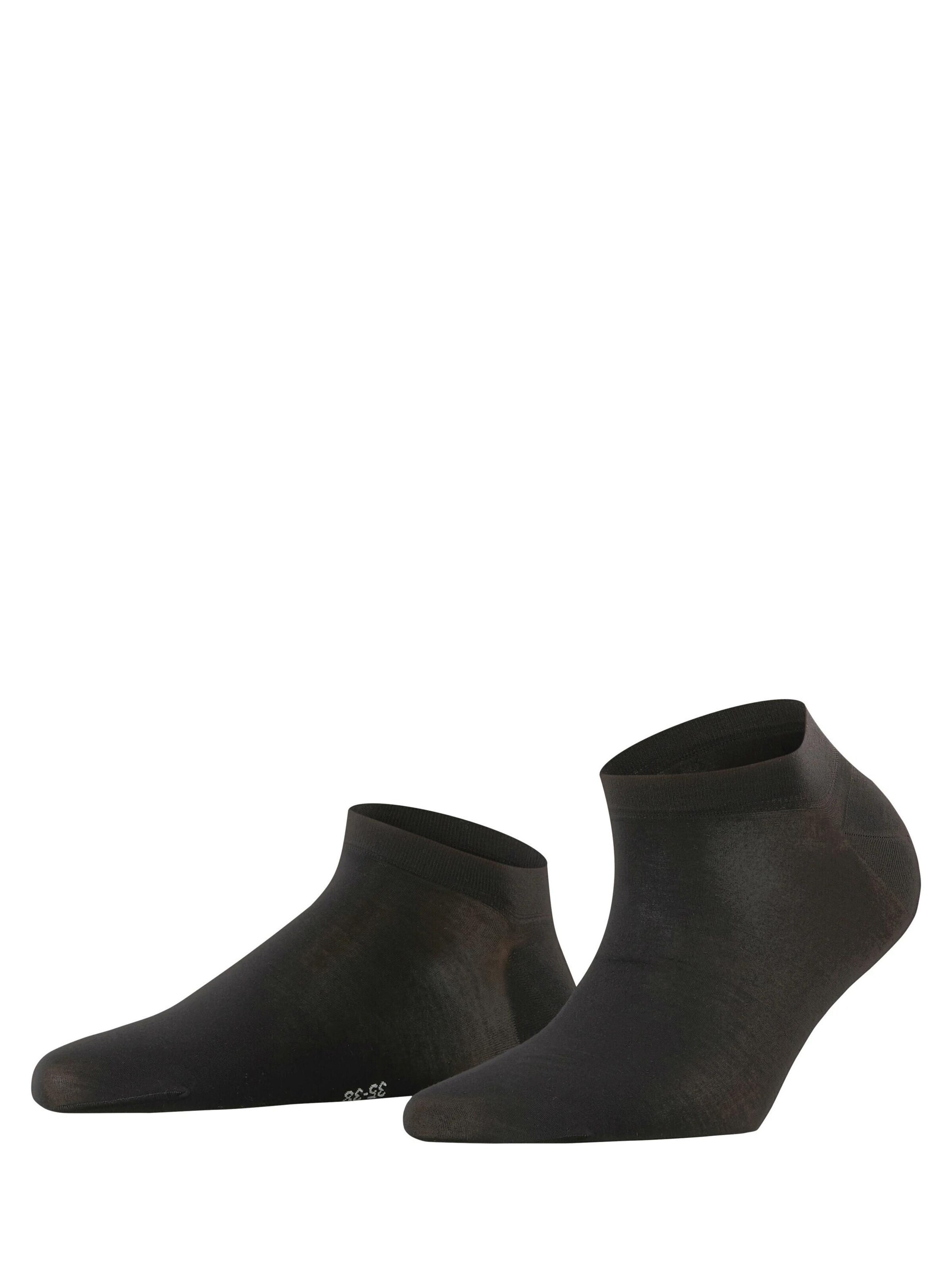 FALKE Füßlinge 'Fine Softness'‌‌‌‌‌ in Schwarz: Vorderseite