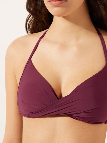 CALZEDONIA Triangle Bikini Top 'Indonesia' in Red