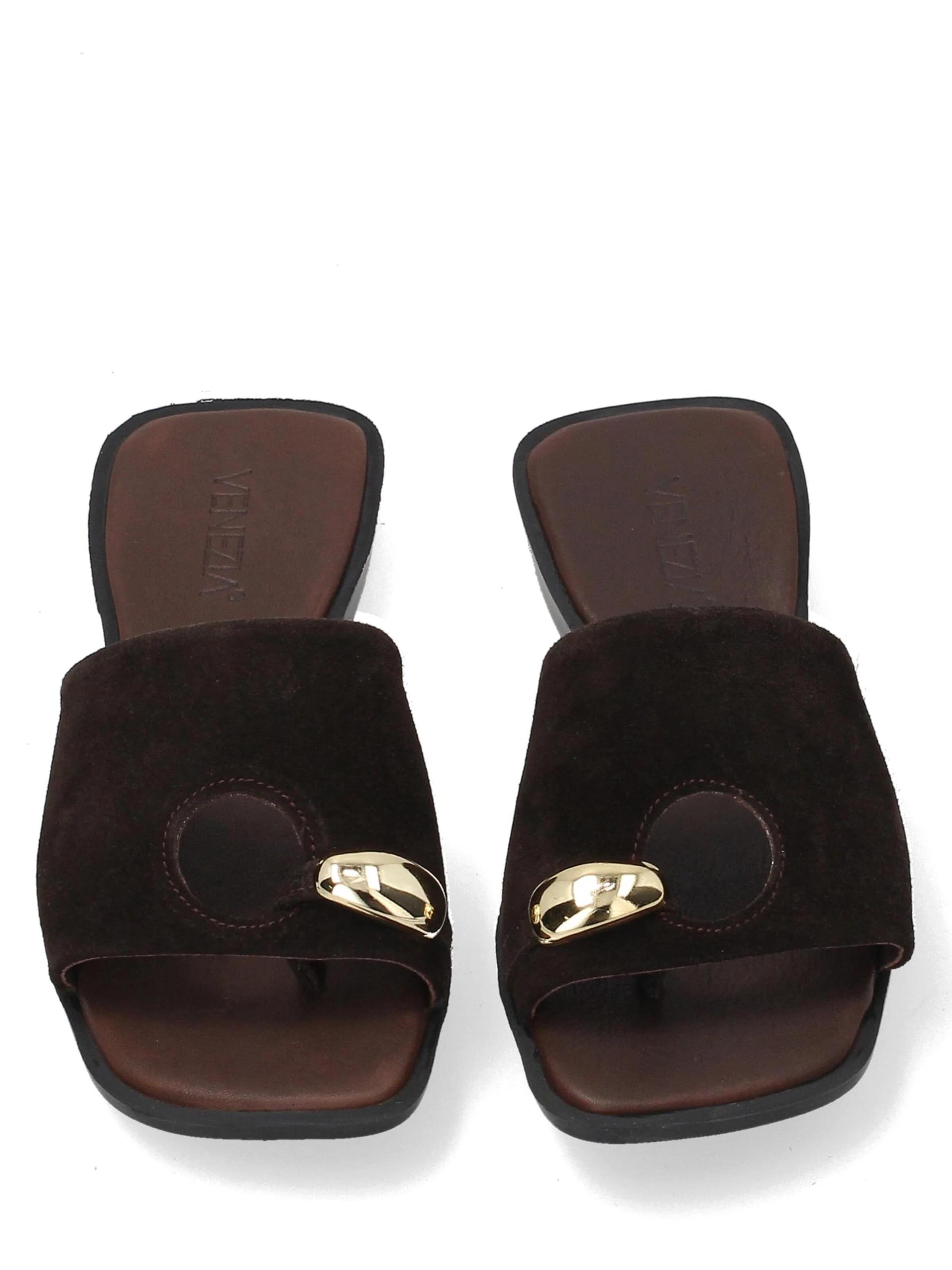 VENEZIA Pantolette 'Venezia'‌ in Braun