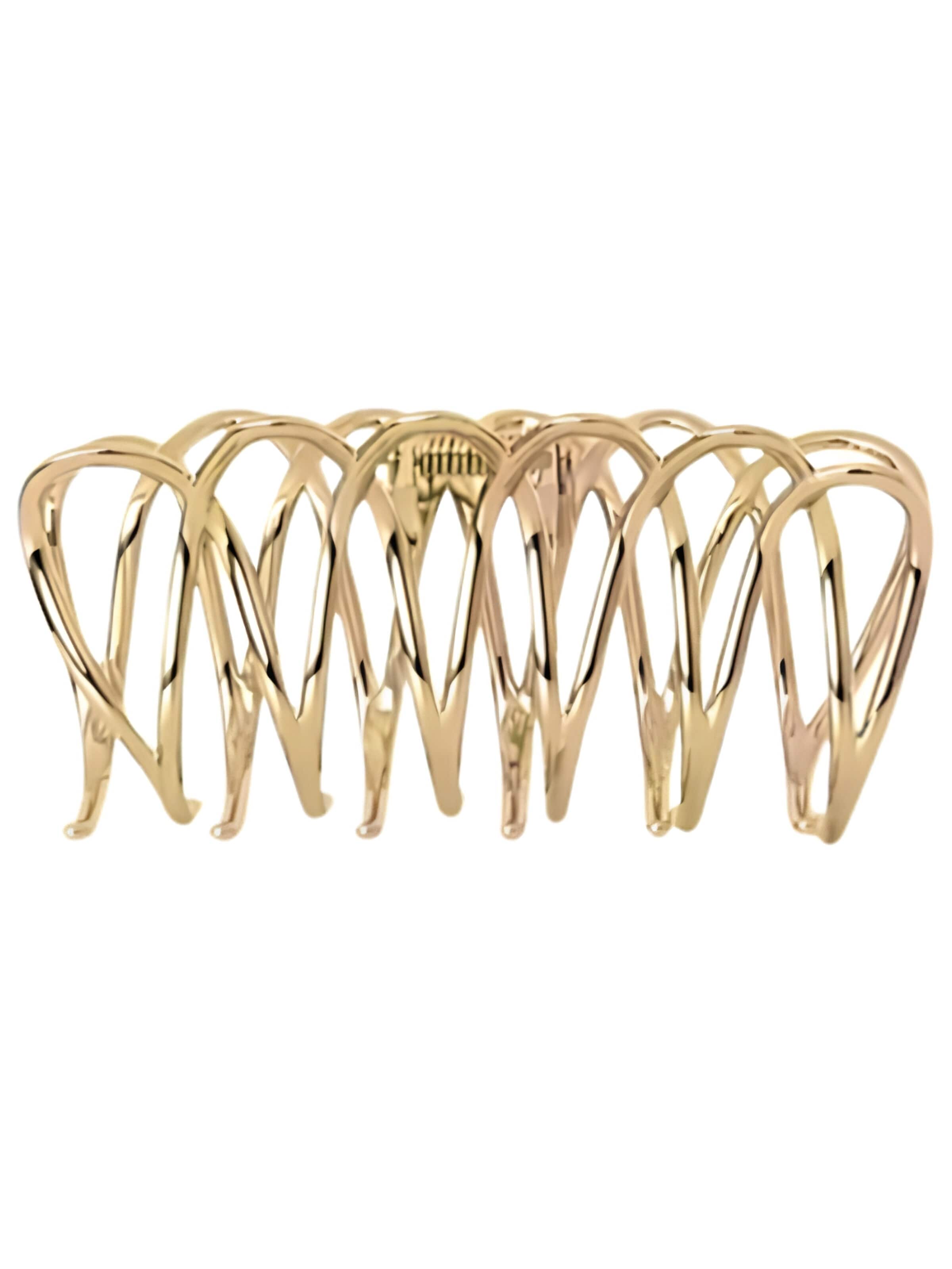 soho Hair accesoires Šperky do vlasů 'Olive Metal Hair Claw - Gold' ve velikosti One Size - zlatá, Produkt