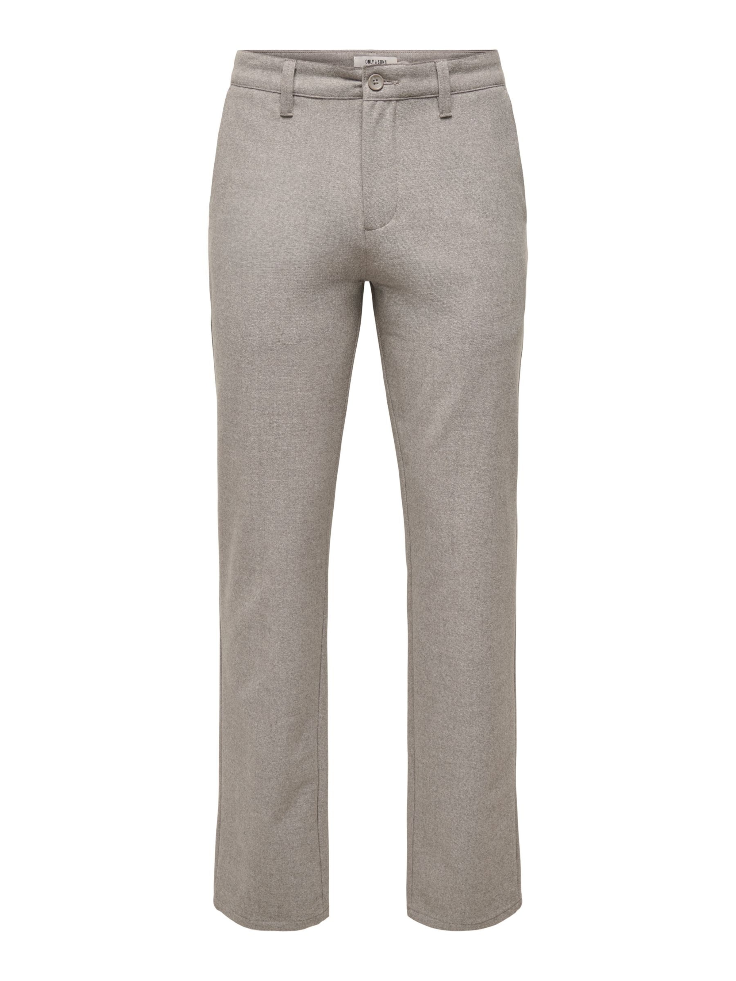 Only & Sons - regular Pantalón 'ONSMARK' en gris: frente